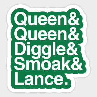 team arrow Sticker